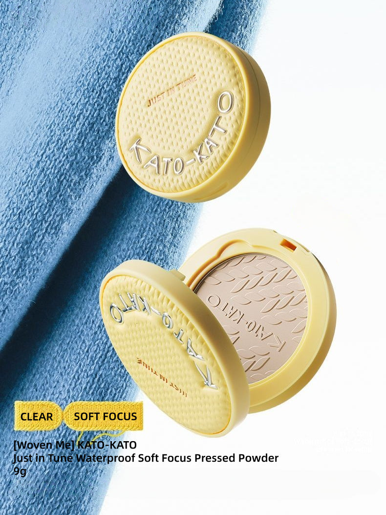 KATOKATO - [Woven Me] Just in Tune Waterproof Soft Focus Pressed Powder 9g